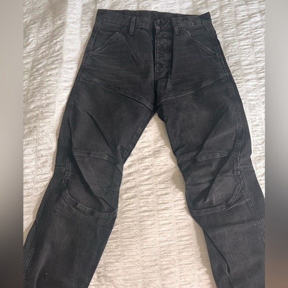 Men’s Black G-Star Button Fly Jeans - Picture 3 of 11